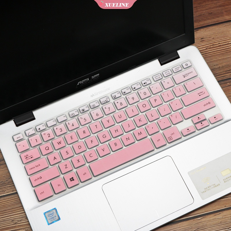 Cover Pelindung Keyboard Notebook Laptop Bahan Silikon Anti Air Untuk Asus s4000 E406M V480Q 14 &quot;(ZL)