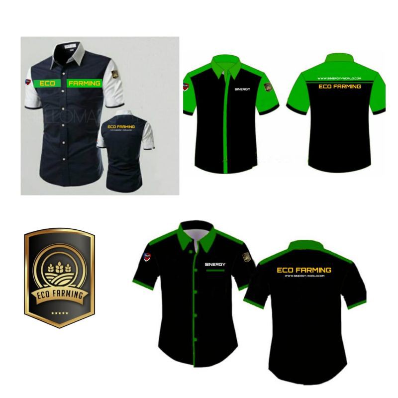 BAJU KEMEJA ECO FARMING