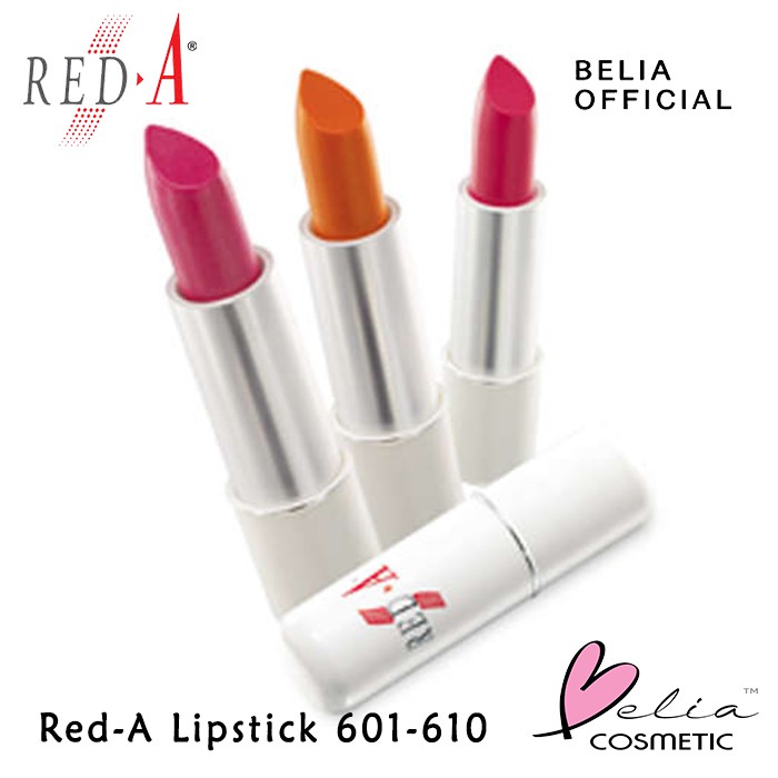 ❤ BELIA ❤ Red-A Lipstick 601-610 Original Matte 3g ( Red A Viva Cosmetics )