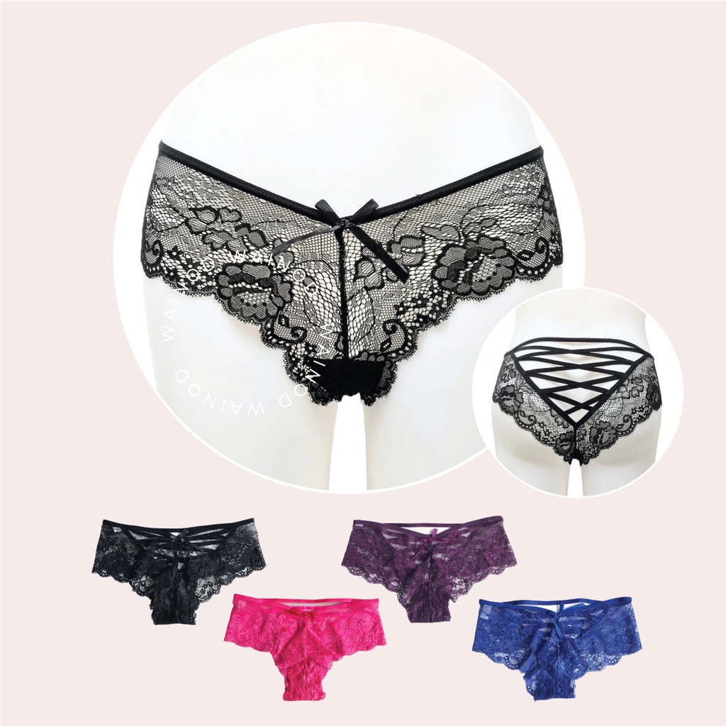 WAINODSHOP - LEXA lace underwear / celana dalam brokat sexy