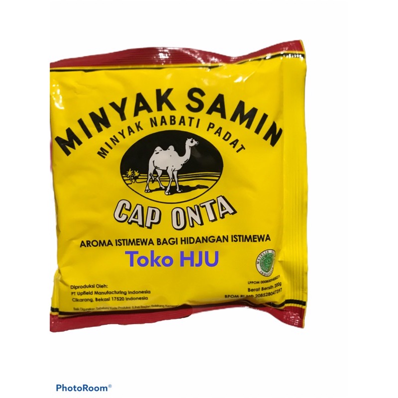 

minyak samin sachet 200gr cap onta