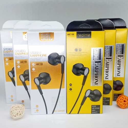 Handsfree/Headset VMT-108 Stereo Earphone Original By Vimet