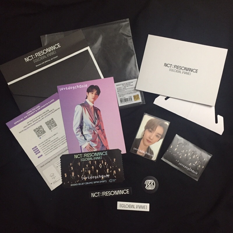 AR TICKET SUNGCHAN RESONANCE NCT 2020 FULLSET UNSEALED