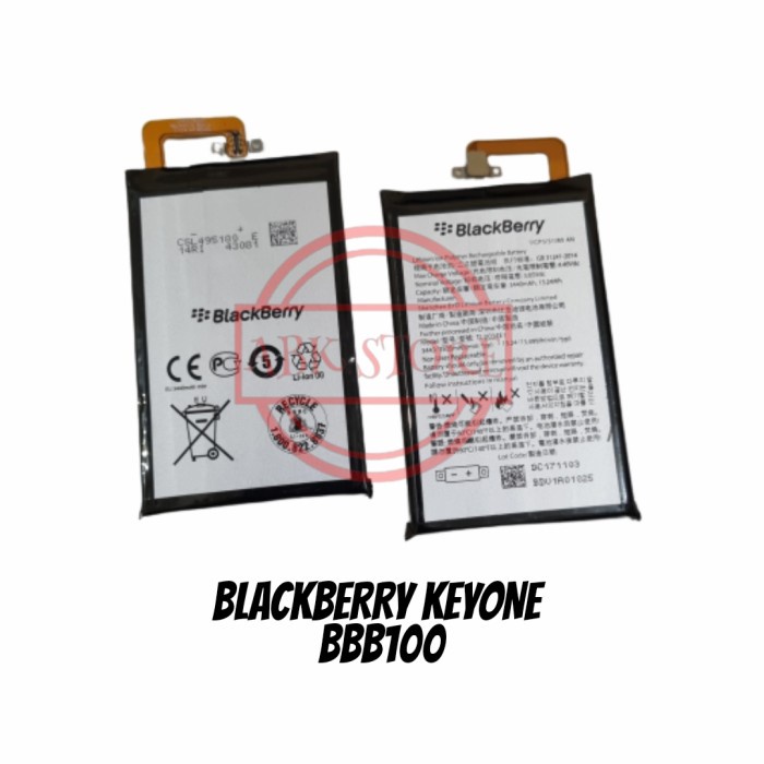 BATRE BATERAI BATTERY BLACKBERRY BB KEYONE BBB100 ORIGINAL 100% mamanmobile
