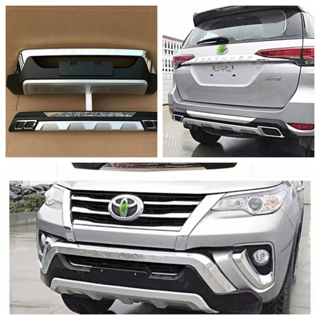 Termurah  Bumper Guard Depan Belakang Fortuner 2016 On