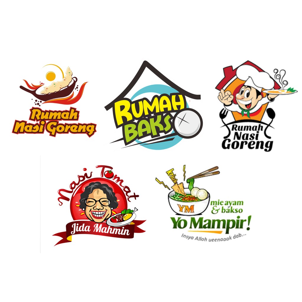 Paling Inspiratif Desain Logo Contoh Stiker Catering Aneka Stiker Keren