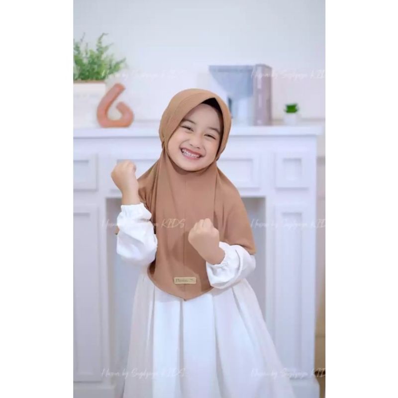 Hijab Anak Bergo TK Pet Milea Tali Kepang 3-12 Tahun ORIGINAL VIQAST