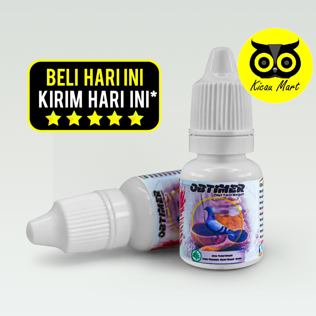 OBAT OBTIMER OBAT TETES MERPATI OBAT BURUNG MERPATI SNOT TETELO BERAK HIJAU NGOROK JAMU HERBAL BURUNG MERPATI OBTIMER 10 ML