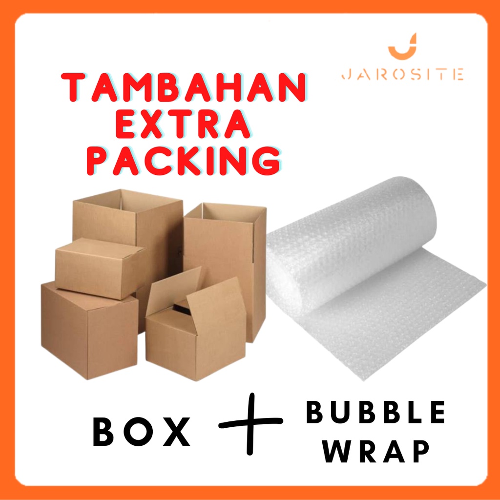 

Extra Packaging Dus dan Bubble Wrap Tambahan packing