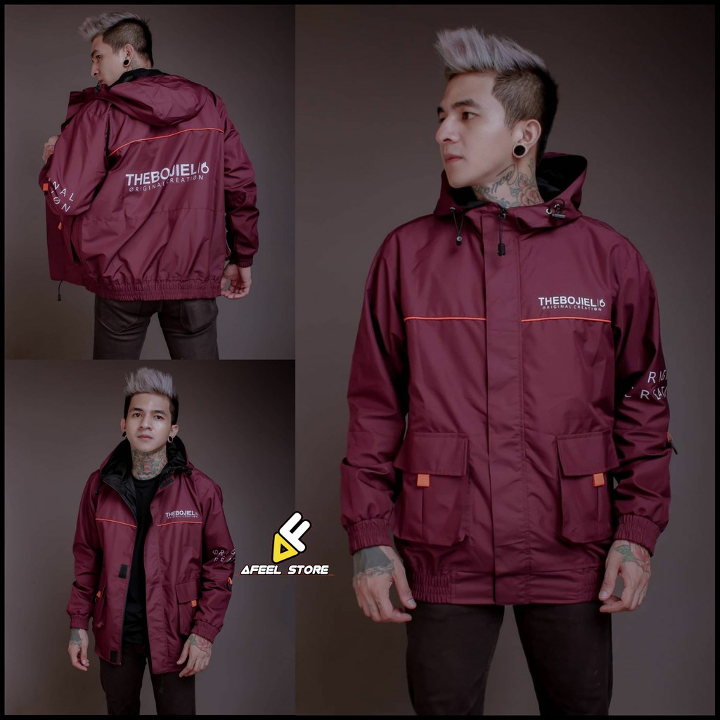 JAKET PARASUT PRIA WATERPROOF KAMSAY ORIGINAL THE BOJIEL  - JAKET PRIA TASLAN-AF 05