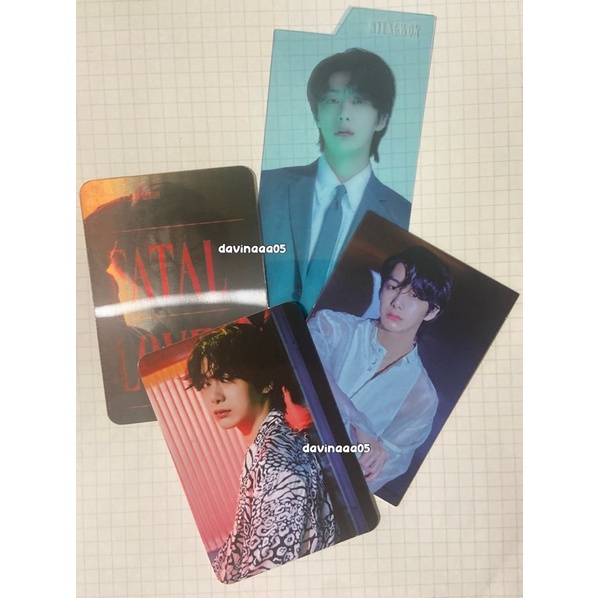 hyungwon fatal love monsta x bundle benefit photocard ssq