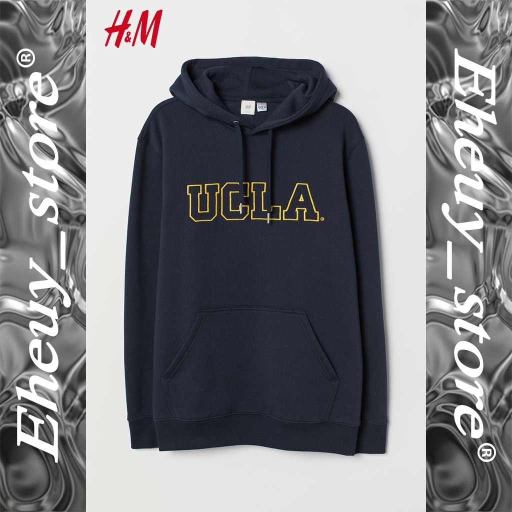 HOODIE H&amp;M UCLA ORIGINAL HNM HOODIE NAVY NORTH OCEAN H&amp;M