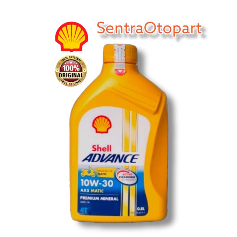 Oli Shell Ax 5 scooter Matic 10W30 800ml