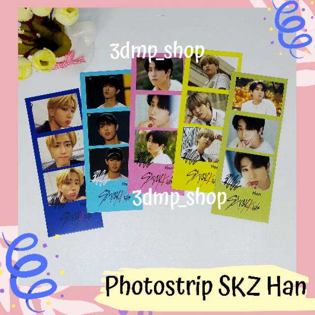 [5 Lembar] Photostrip Stray Kids Han Jisung kpop