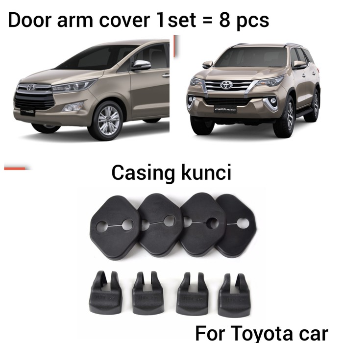 Car door lock &amp- arm cover mobil toyota all new Fortuner innova yaris