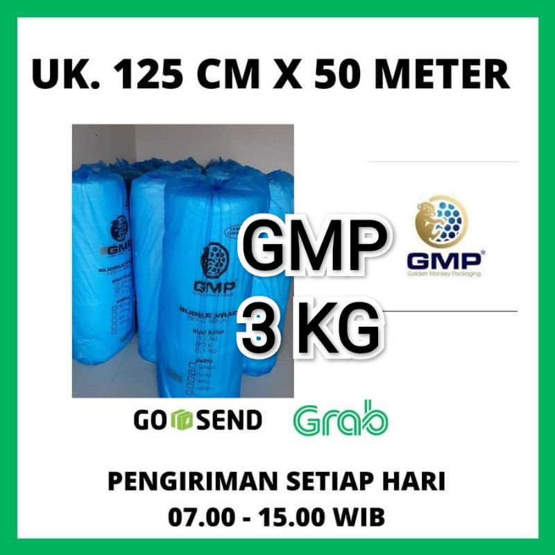 

Bubble Wrap Roll MURAH TEBAL (50X125) Premium GMP 3KG ukuran 50 Meter X 125 CM / BUBBLE WRAP TEBAL / BUBBLE WRAP TEBAL HITAM / BUBBLE WRAP TEBAL PUTIH / BUBBLE WRAP TEBAL BENING / pelindung pembungkus kemasan pengaman barang pecah belah