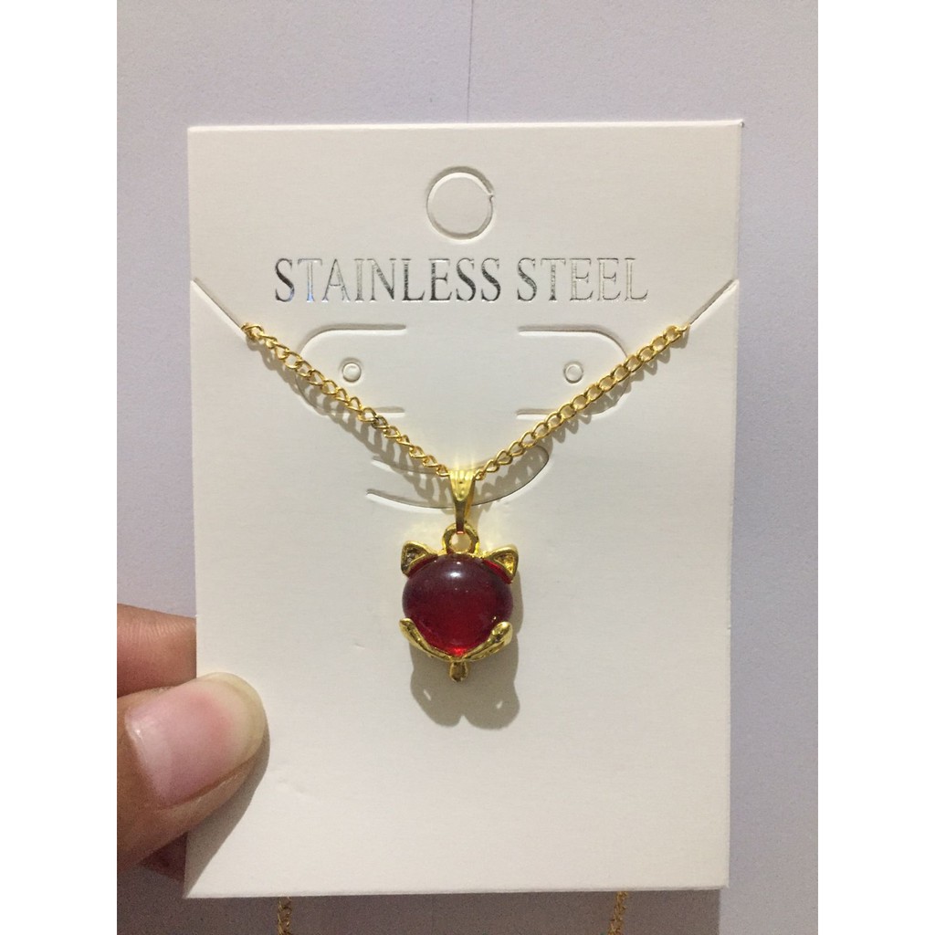 Kalung Titanium Stanless Stell liontin Berbagai Motif Kalung Mewah