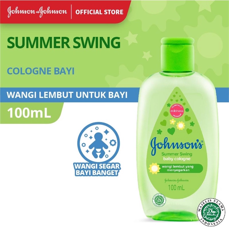 JOHNSON’S® jonson baby cologne summer swing 100ml / parfum bayi / minyak wangi bayi dan anak