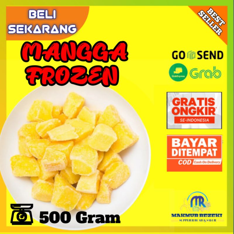 

MANGGA FROZEN 1 KG GRAM BUAH MANGGA HARUM MANIS FROZEN BEKU MANIS SEGAR MURAH