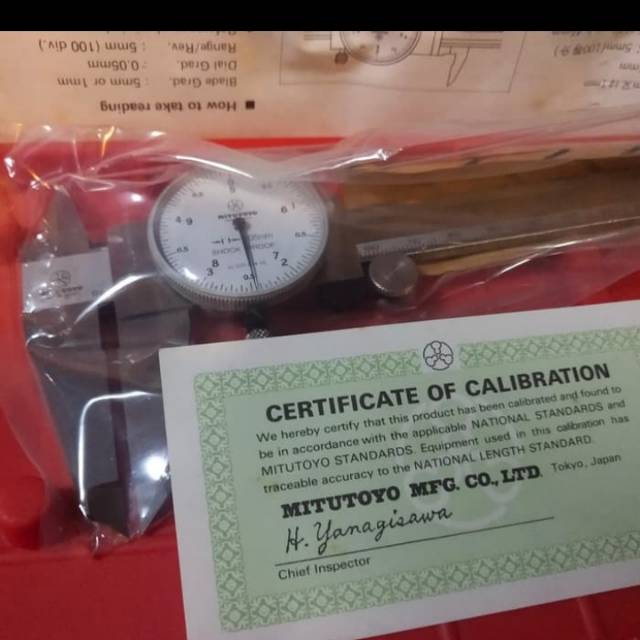 Dial Calipers 8" MITUTOYO D20 / jangka Sorong / sigmat MITUTOYO 200 mm
