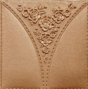 Stiker Dinding 3d Bahan Busa Tahan Air Warna Putih Emas Silver Biru Pink Coklat Indonesia 2021-6# brown