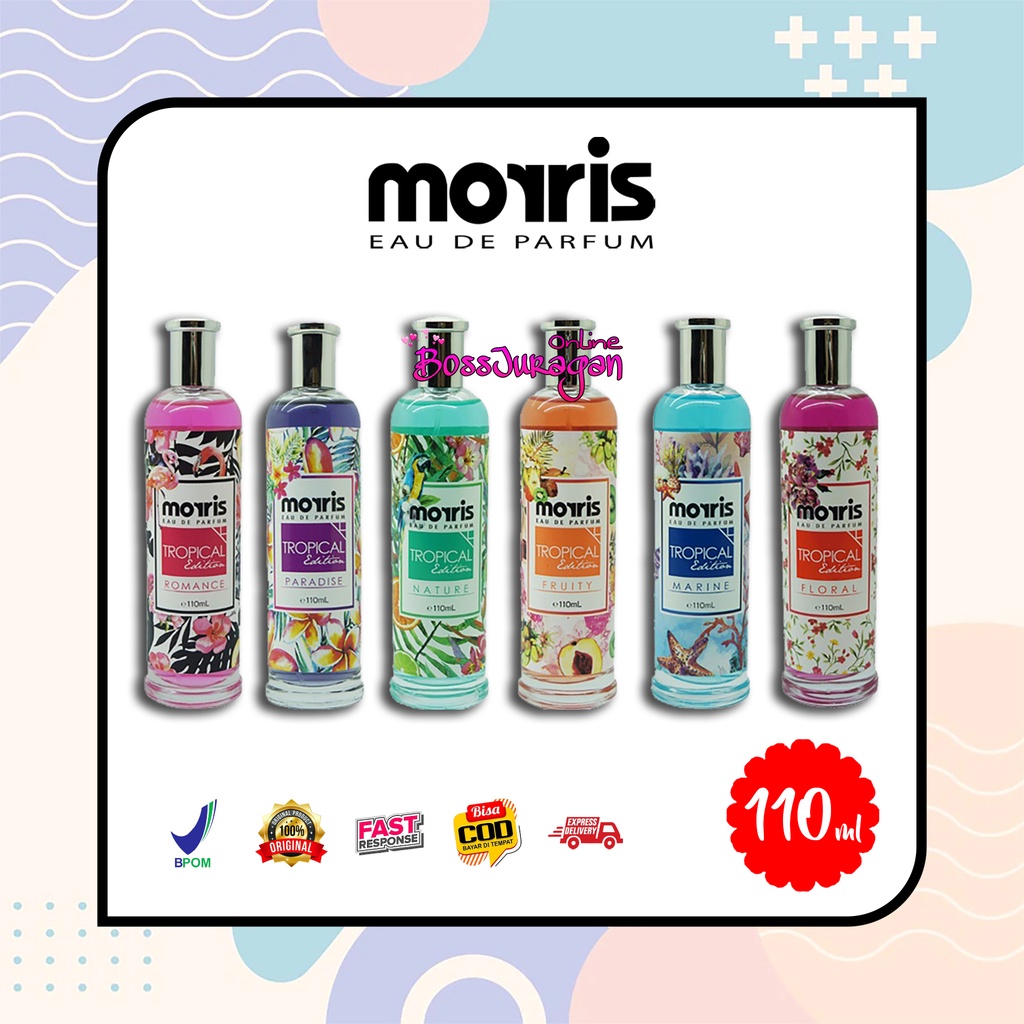 (BOSS) Morris Parfum Cewek Tropical Edition 110 ml