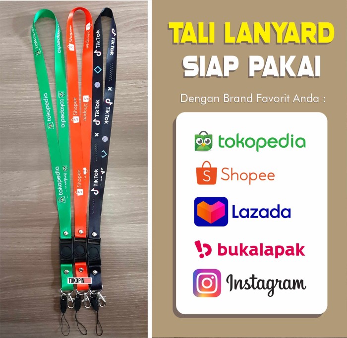 

Lanyard Tali Favorit Anda