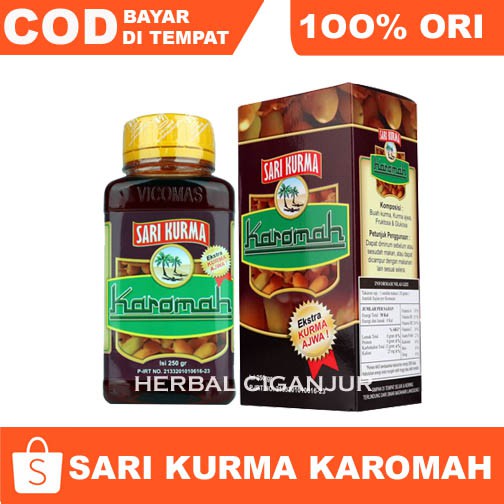 SARI KURMA KAROMAH  Meningkatkan Stamina Dan Daya Tahan Tubuh Isi 250 gr