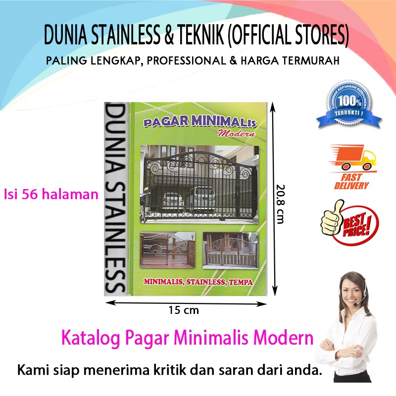 Jual Katalog 5 pagar minimalis modern | Shopee Indonesia