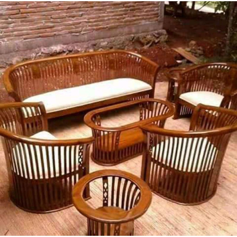 kursi tamu kerajang jati jepara/set kursi tamu jati/kursi tamu keranjang