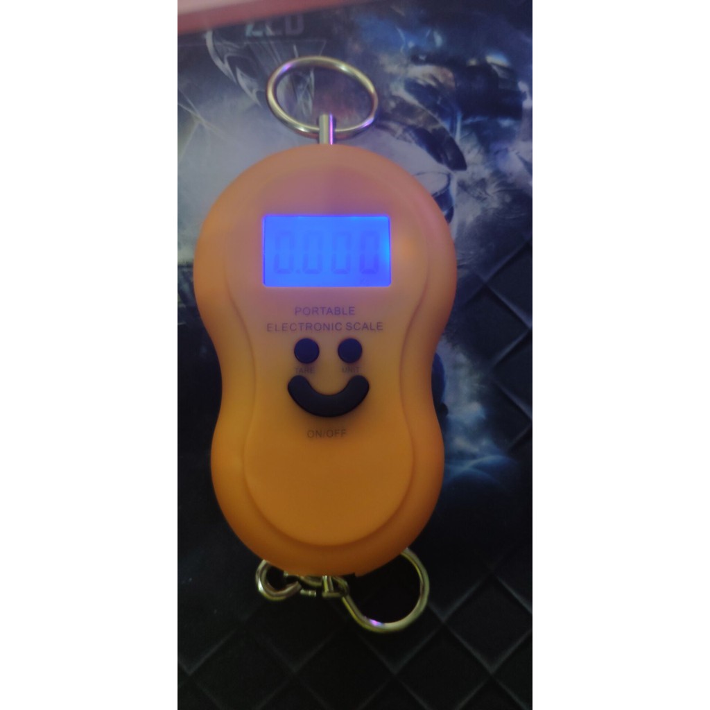 Gourd-shaped express scale portable electronic scale portable mini luggage scale 50kg hook electric