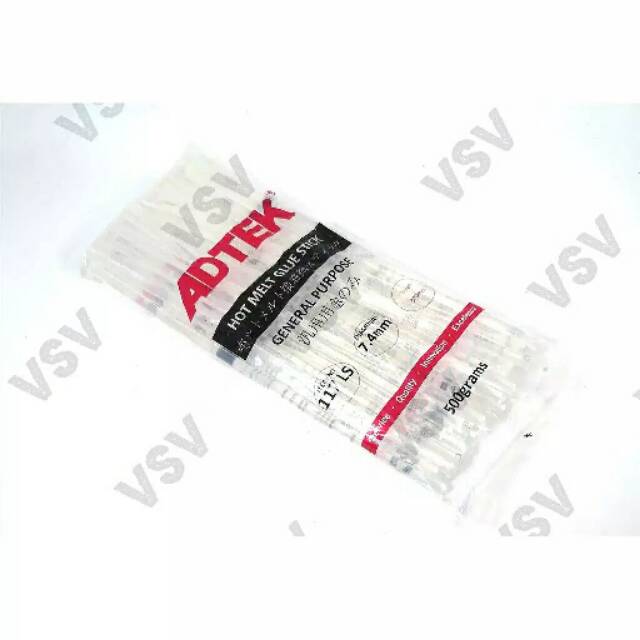 

GLUE STICK KECIL LEM BAKAR ISI GLUE GUN LEM STIK 7.4MM SATUAN ADTEK
