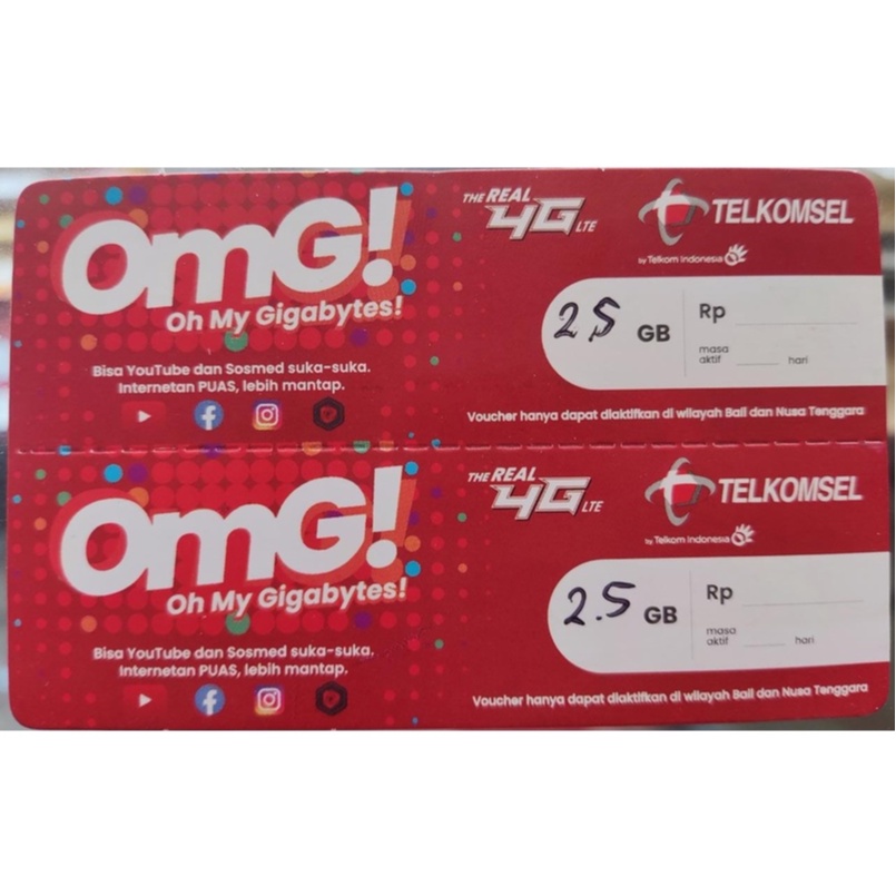 Voucher Telkomsel 3GB/5Hari