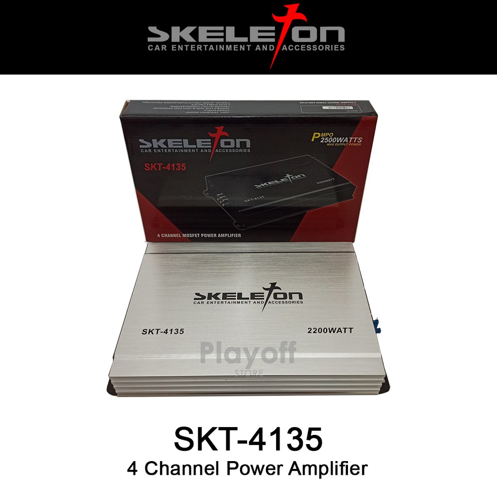 Audio Mobil SKELETON Power / Amplifier 4 Channel SKT-4135