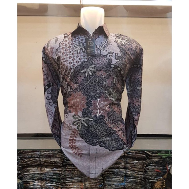 Baju Batik Jumbo Pria M. L. XL. XXL. L3. L4. L5 KEMEJA BATIK LENGAN PANJANG MODEL TERBARU KATUN PRIMA MOTIF MURAH MERIAH Batik Pria Kantor Pesta Murah Katun Motif Modern