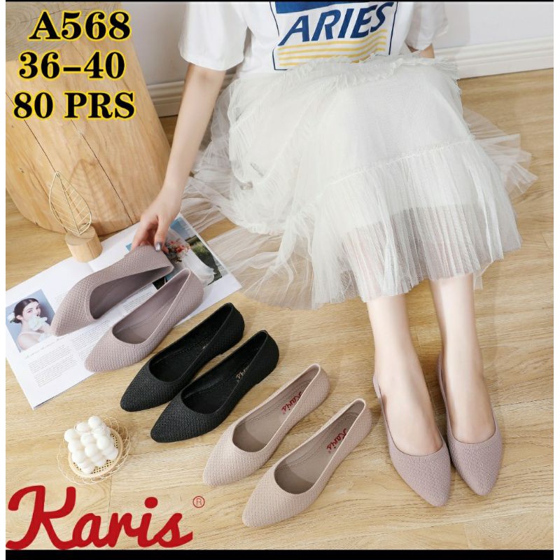 A 568 - Sepatu wanita jelly flat KARIS