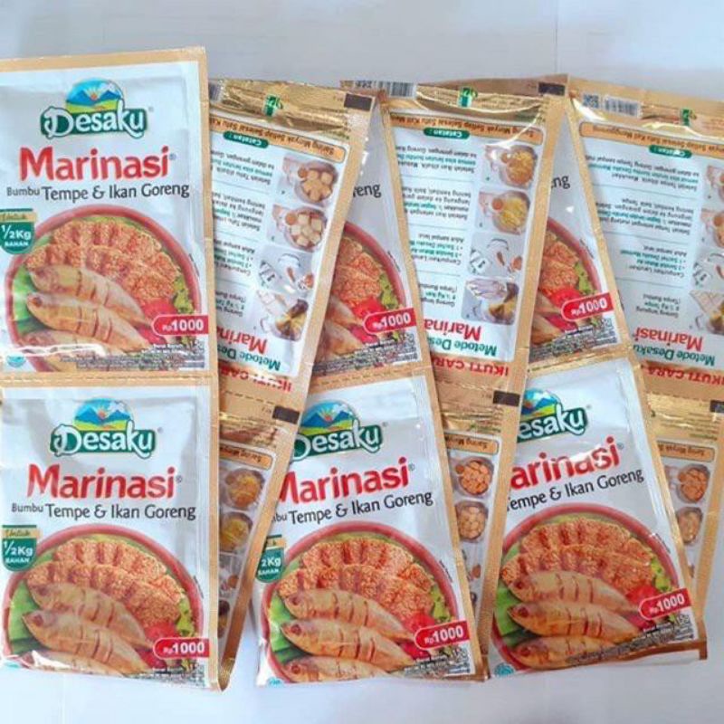 DESAKU MARINASI BUMBU TEMPE &amp; IKAN GORENG 12 X 15GR