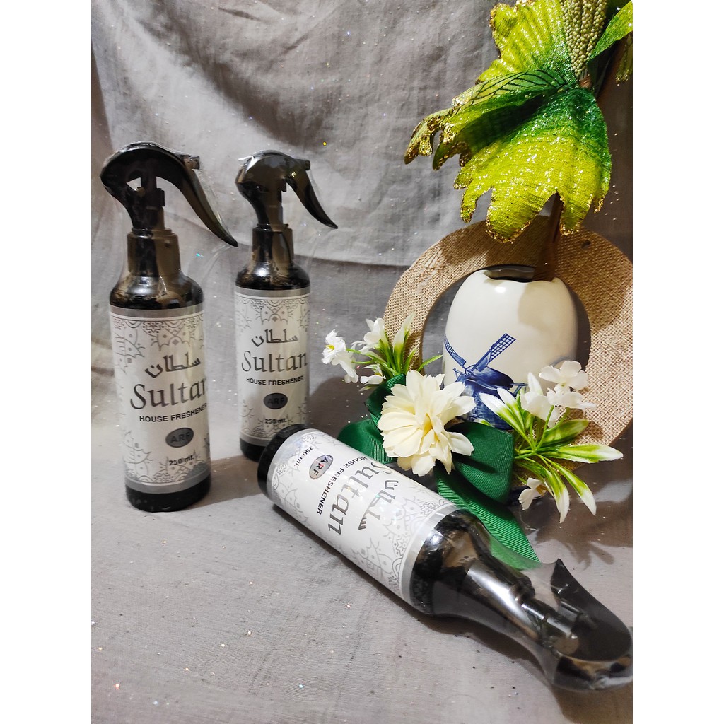 pengharum ruangan air freshner ARF SULTAN spray 250ml freshner ARF rumah sajadah mobil