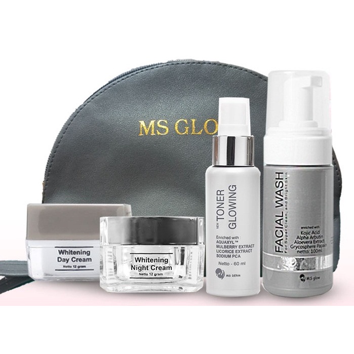 MS GLOW Paket Whitening Ultimate Acne Luminous BPOM Halal 100%