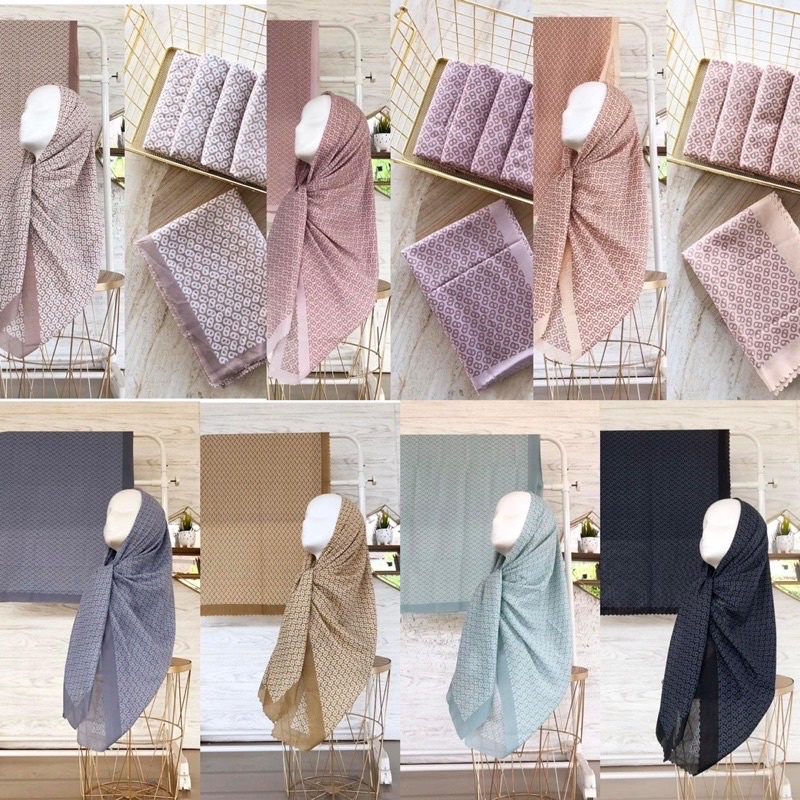 Hijab Motif Voal Branded Sublime