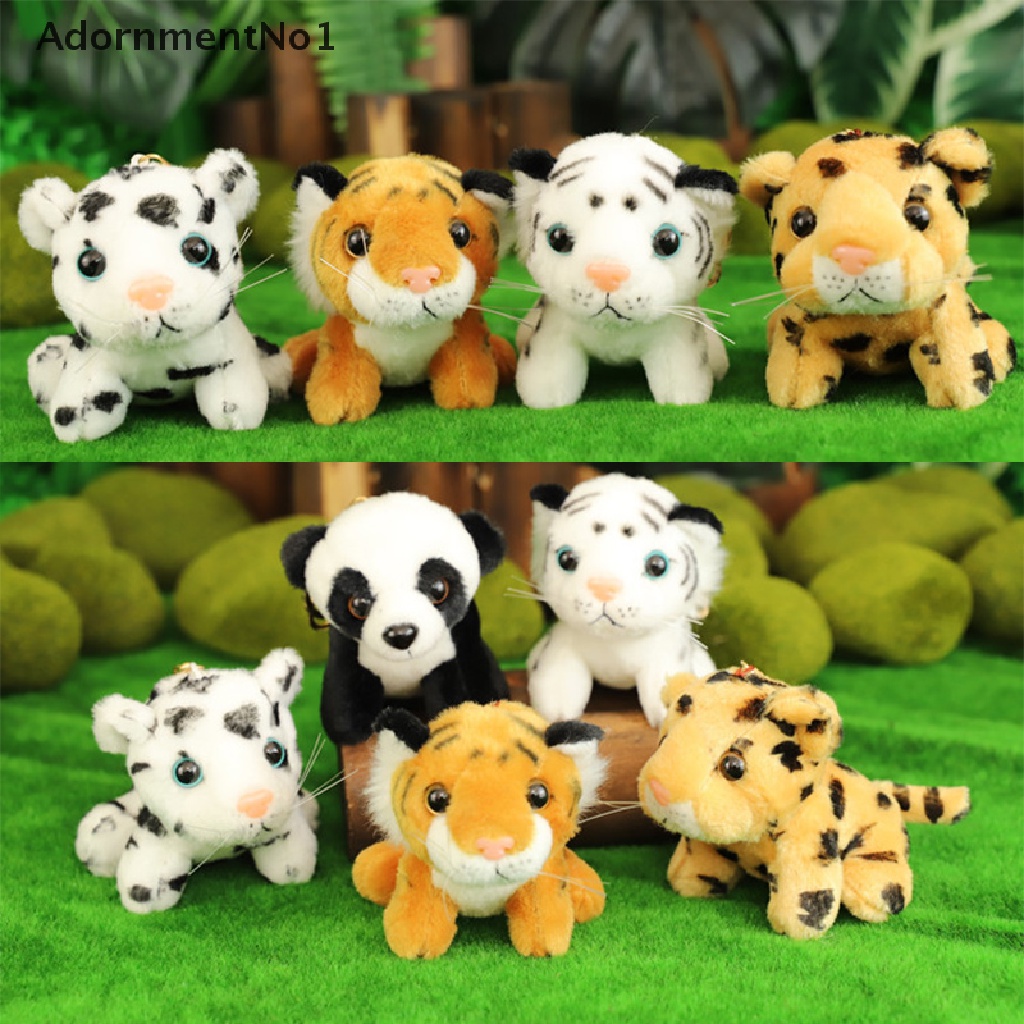 (AdornmentNo1) Gantungan Kunci Boneka Macan Tutul Bahan Plush 10cm