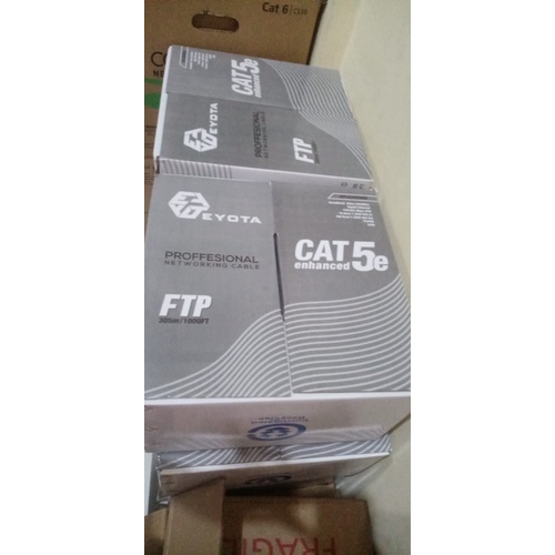 1 Box 305m KABEL LAN FTP (OUTDOOR)  Eyota Cat5E / kabel internet cat5