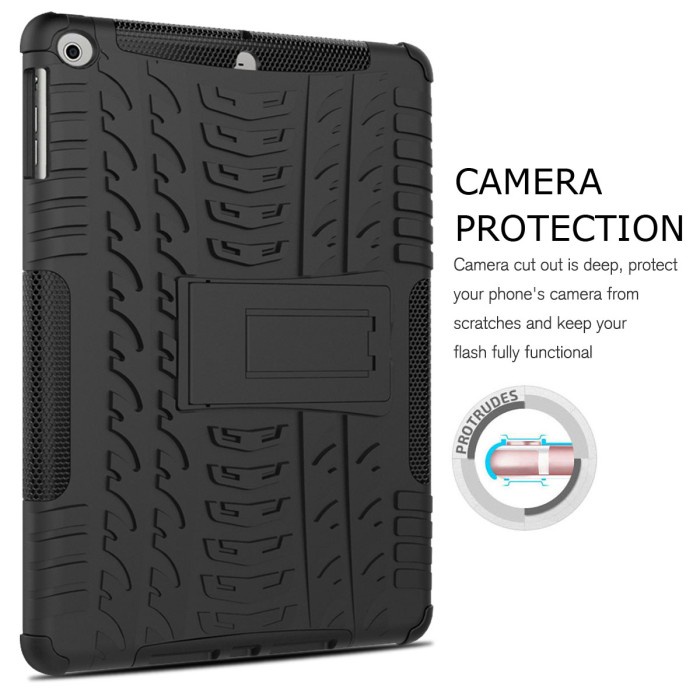 Case Tab Ipad 9.7 2017 Rugged Armor Kick Stand Tab Ipad 9.7 2017