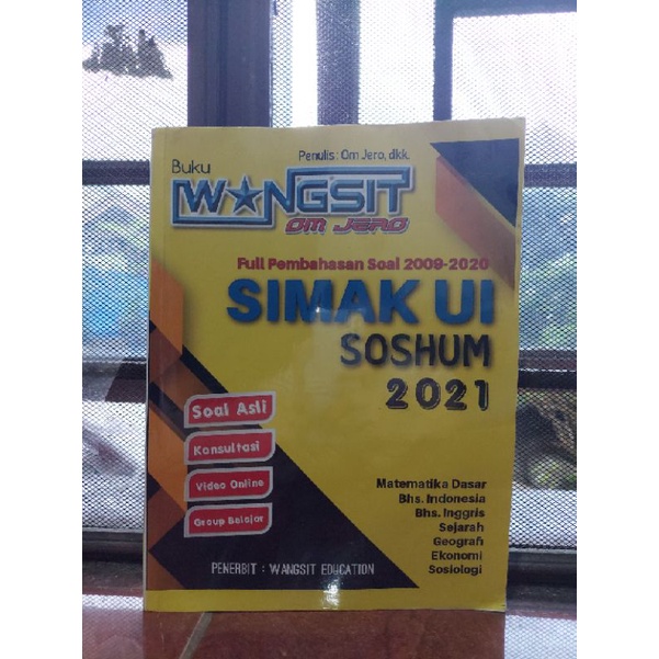 Preloved Wangsit SIMAK UI Soshum 2021