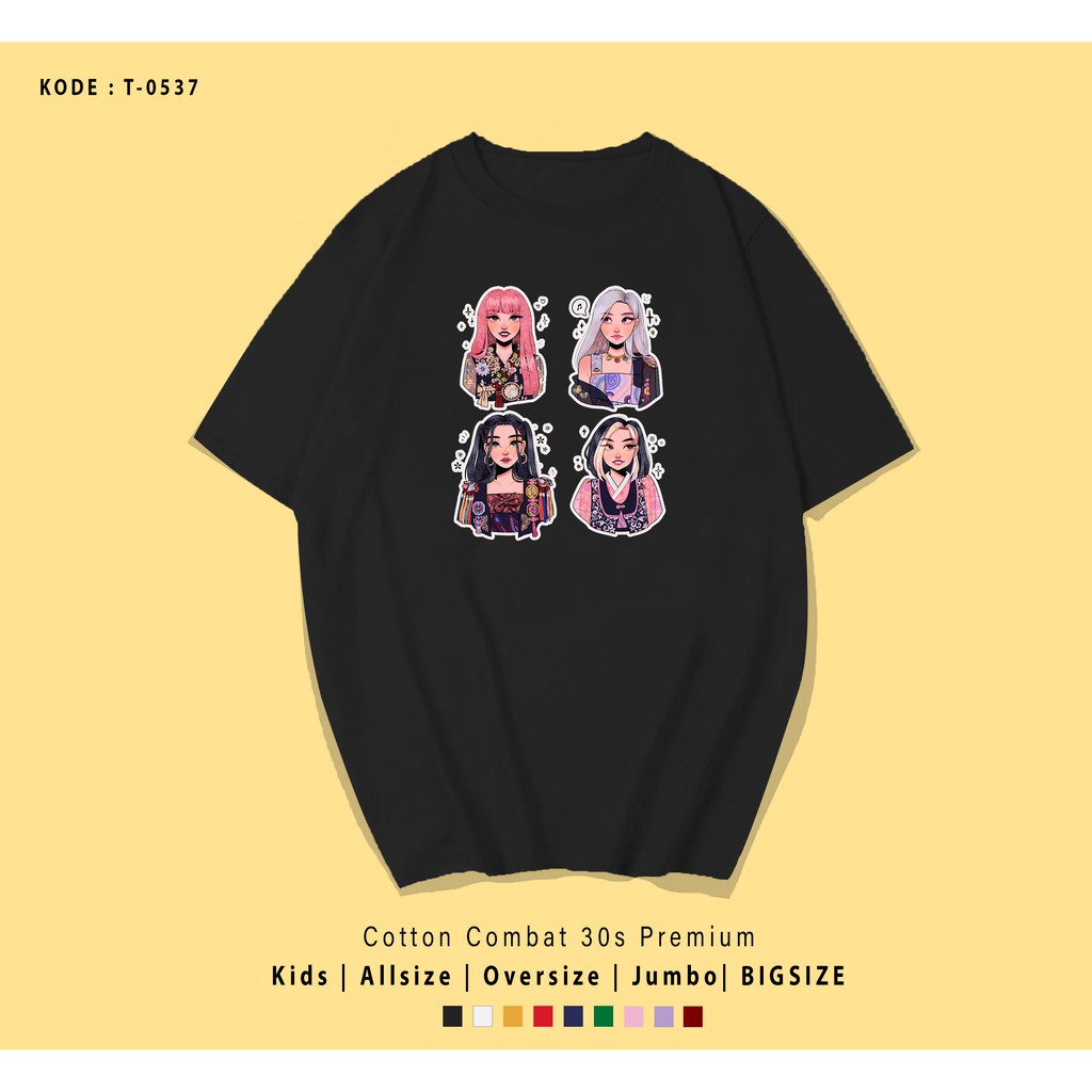 T0537 T-SHIRT / KAOS UNISEX / TUMBLR TEE / REAL PICTURE BP DUDUDU BLACKPINK / IMPORT / BLINKS