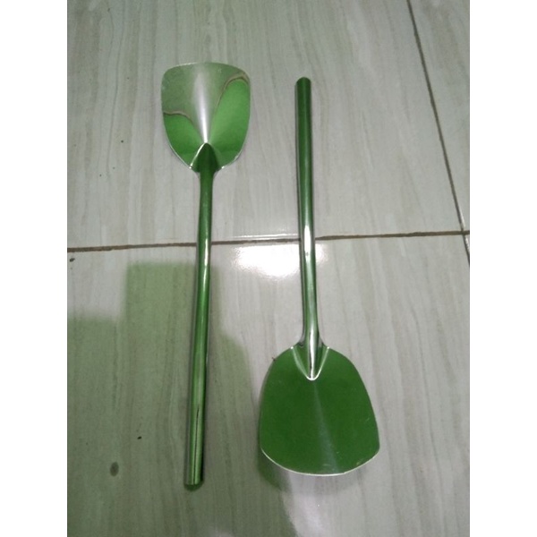 sodet stainless full polos/spatula wajan