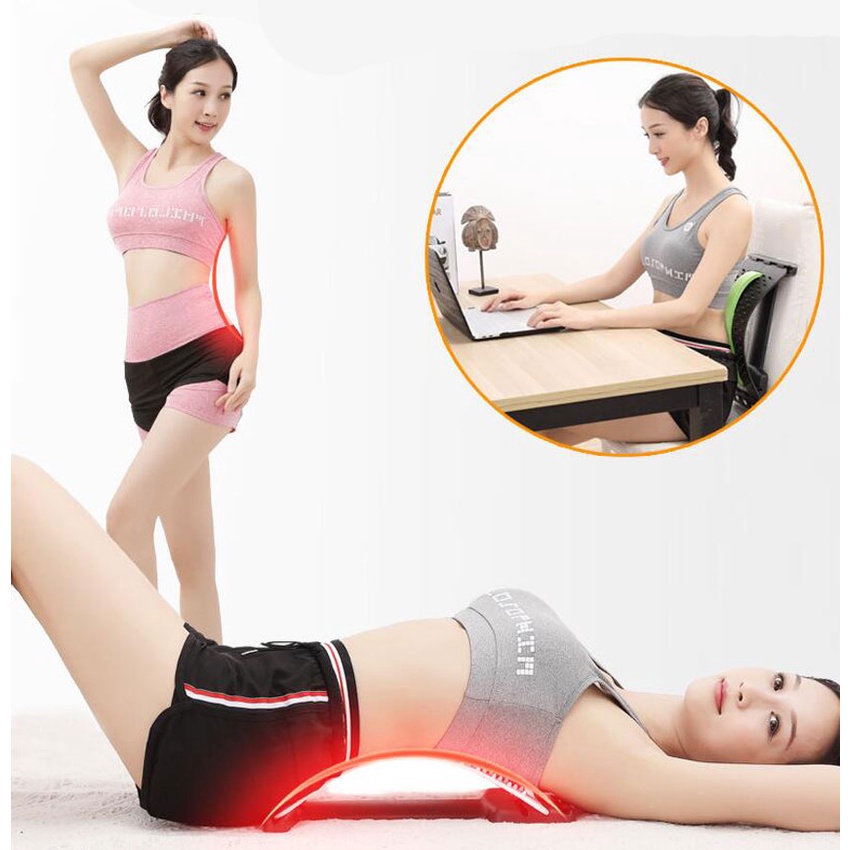 Alat Terapi Tulang Punggung  Lumbar Ortho Support Waist Relax