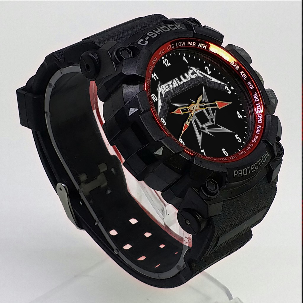 (ISTIMEWA BOSSQUE) JAM TANGAN METALLICA LIST MERAH - EXCLUSIVE 9