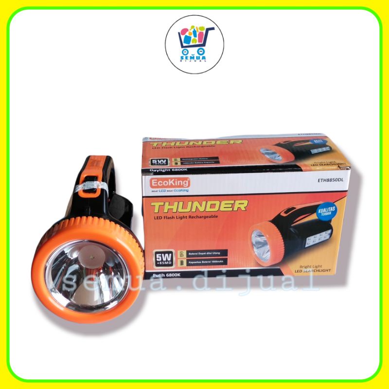 Senter Emergency 5watt / Senter Led / lampu led senter ecoking