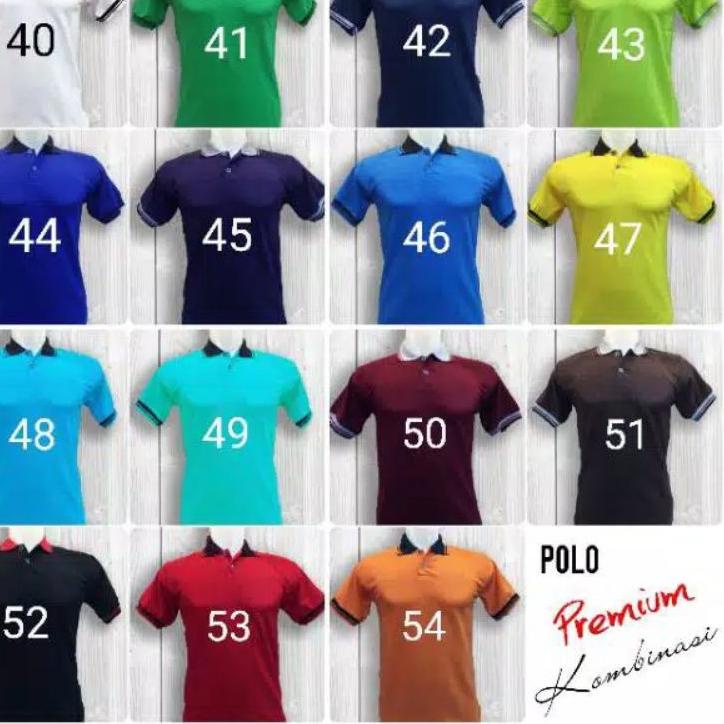 KAOS POLO PRIA JUMBO / KAOS KERAH POLOS BIG SIZE COTTON70 PREMIUM LACOSTE OVERSIZE BERKERAH XXL XXXL